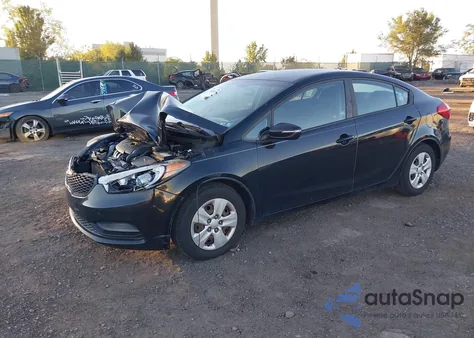 2015 Kia Forte Lx из США, поврежденный, VIN KNAFX4A61F5390082